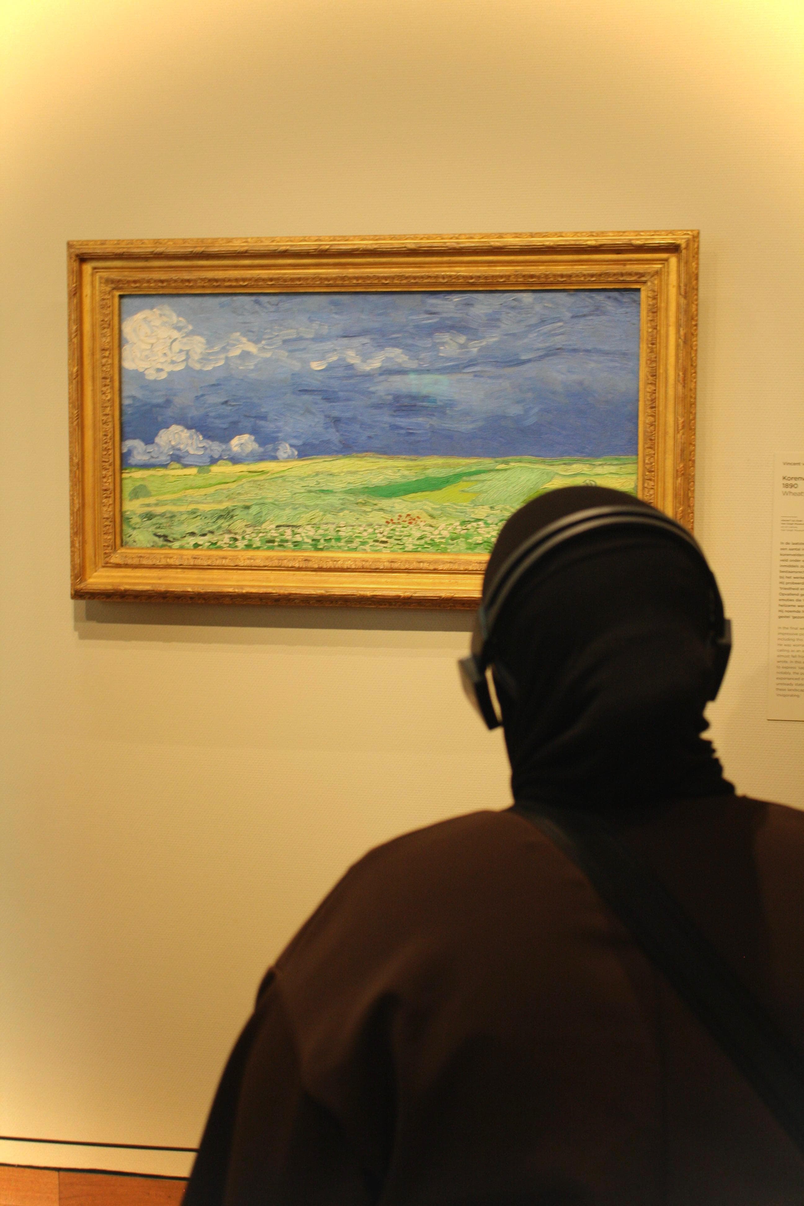 Rouwnetwerk Jong in Van Gogh Museum tijdens de schilderworkshop en mindfulsessie